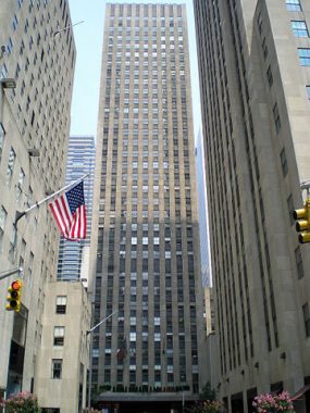 Rockefeller Plaza - the year I bought Jeff Bezoz lunch